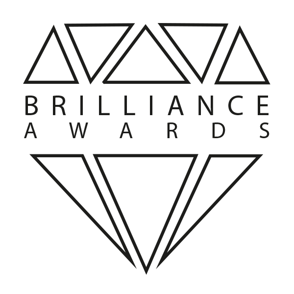 Brilliance Awards logo- black and white